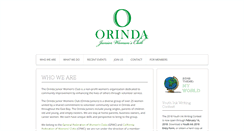 Desktop Screenshot of orindajuniors.org