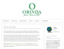 Tablet Screenshot of orindajuniors.org